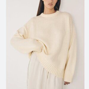 NWT Dissh | Lilah Clara Cream Longline Knit Sweater